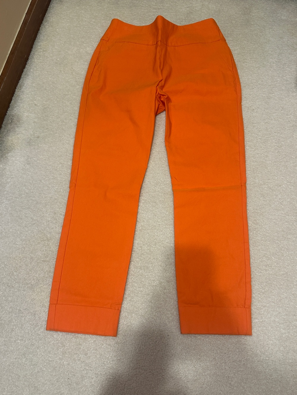 New York & Company Orange High-Rise Leggings